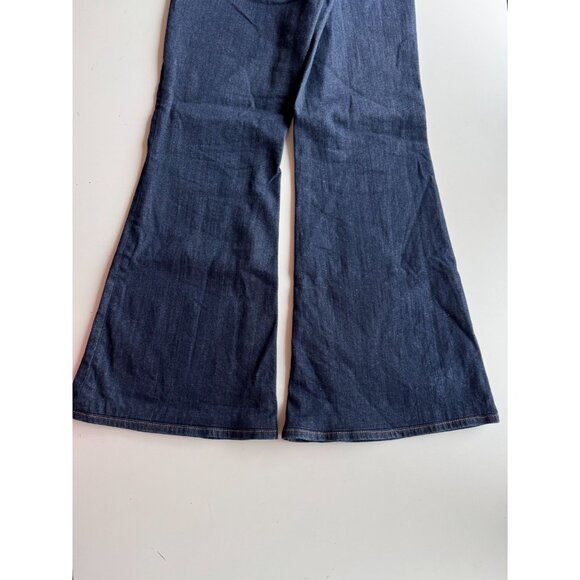 J BRAND Valentina Everlast Dark Rinse High Rise Flare Flared Jeans, Size 28 - Picture 9 of 16